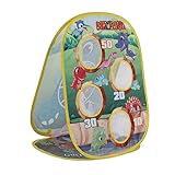OKAT 2 in 1 Sitzsack-Wurfspiel-Set, interessante Sitzsäcke Wurfzielspielzeug doppelseitig faltbar abnehmbar mit Aufbewahrungstasche für für Rasen für den G