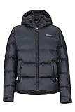 Marmot Damen Ultra-leichte Daunenjacke, 700 Fill-Power, Warme Outdoorjacke, Wasserabweisend, Winddicht Wm's Guides Down Hoody, Black, XL, 79300