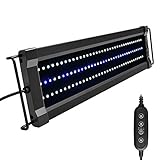 NICREW ClassicLED G2 Aquarium Beleuchtung, Steuerbar LED Lampe mit Mondlicht, IP67 Wasserdicht für Süßwasser-Aquarien, 45-60