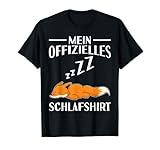 Offizielles Schlafshirt Nachthemd Schlafanzug Fuchs T-S