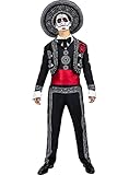 Funidelia | Mariachi Kostüm für Herren ▶ Tag der Toten, Halloween, Horror - Kostüme für Erwachsene & Verkleidung für Partys, Karneval & Halloween - Größe M - Schw