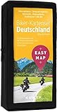 EASY MAP Biker-Kartenset Deutschland: 12 Motorradkarten 1:300.000 (KUNTH EASY MAP)