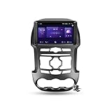 LYHY Android 10.0 GPS Auto Multimedia Player, Radio für Ford Ranger 3 2011-2015 Navigation Head Unit MP5 Stereo Video Receiver mit 4G/5G WiFi DSP RDS FM Mirrorlink (7862: 4+64)