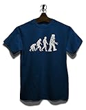 Robot Evolution Big Bang Theory T-Shirt dunkelblau XL