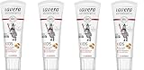 Lavera Zahncreme KIDs, mild-fruchtiger Geschmack mit Bio-Calendula & Calcium, 4 x 75