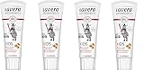 Lavera Zahncreme KIDs, mild-fruchtiger Geschmack mit Bio-Calendula & Calcium, 4 x 75