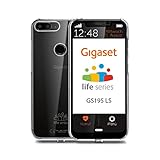 Gigaset GS195LS Smartphone für Senioren Made in Germany mit 3GB RAM ohne Vertrag – mit individuellem Startbildschirm, Notruffunktion, extra großer Ziffern- und Textanzeige, Titanium Grey