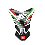 DAMOTUO Für Aprilia RS4 RSV4 RS Apr1 50 SR Tuono V4 Motorrad 3D reflektierender Kraftstofftank Aufkleber Cover Pad Motorrad Dekorative Aufkleber (Color : Black)