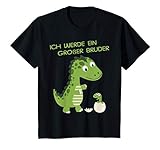 Kinder Kinder Großer Bruder 2021 T-Shirt Geschenk Idee Dinosaurier T-S