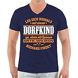 Spaß kostet Männer und Herren Tshirt Dorfkind Vorsicht Größe S - 5XL