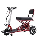 SUYUDD Multifunktions Faltbarer Zweisitzer Reiseroller Elektrischer Gepäckwagen Transformator Klapproller Für Erwachsene Und Senioren Leichte Lithiumb