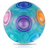 Coolzon Magic Regenbogen Ball Zauberbälle, Magisch Regenbogenball Zauberball 3D Puzzle Ball Spielzeug für Kinder Gastgeschenk,B