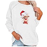 HHOP Weihnachten Blusenjacke Damen Damenmode Sale Oberteile Pakistani Dresses for Women eid top rot Damen Pullover elegant Pullover v Ausschnitt Damen Sommer Tops Damen Shacket Jacke D