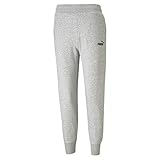 Puma Damen Jogginghose, Light Gray Heather, M