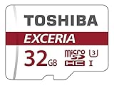 Toshiba EXCERIA M302-EA Micro SDHC 32GB UHS-I Klasse 10 Speicherkarte (bis zu 90MB/s lesen)