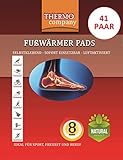 THERMO company 41 Paar Fußwärmer Pads Thermopad Sport, Freizeit, Beruf | Zehenwärmer Pads bis 8 Stunden | Wärmepads Füße | Selbstkleb