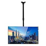 YYhkeby TV-Deckenhalterung für Flachbildschirme, LCD-, LED-, OLED-, Plasma-TVs für 127-165,1 cm große Fernseher von J
