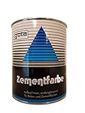 Gota Zementfarbe seidenglänzend außen/innen 0,75 Liter Farbwahl, Farbe (RAL):RAL 1001 Beig
