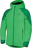 normani Herren Regenjacke - wasserdichte, atmunsgaktive Outdoorjacke - Wassersäule: 20.000 mm Softshelljacke Funktionsjacke Fahrradjacke mit 3M Reflektoren Farbe Grün Größe 5XL