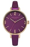 Daisy Dixon Damen Datum klassisch Quarz Uhr mit PU Armband DD060VRG