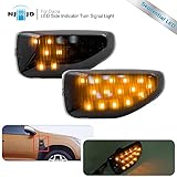 Dynamische LED-Seitenblinker Blinker für Dacia Duster MK2 Logan MCV II Sandero II RS Smoked LED Seitenblinker Repeater Markierung