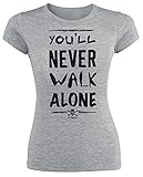 FC St. Pauli You'll Never Walk Alone Frauen T-Shirt grau S