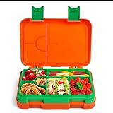 Anpro Bentobox Lunchbox, Brotbox Kinder Spülmaschinegeeignet, Brotdose Kinder mit Fächern für kindergarten , Schule , Arbeit , Picknick und R