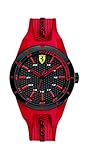 Scuderia Ferrari Herren Analog Quarz Armbanduhr mit Silikonarmband 0840005