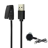 PushingBest Ladegerät für Garmin Forerunner 235 WHR Forerunner 35 235 630 Garmin Approach S20 Forerunner 735XT Charging Clip USB Data Sync-Kabel L