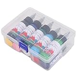 30ml Acrylfarbe, Acrylfarbe Pigment Starke Tönung und Deckkraft besitzen helle Farbe mit tragbarer Aufbewahrungsbox zum M