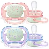 Philips Avent SCF376/12, Ultra Air Schnuller 0-6 Monate, 2 Stück