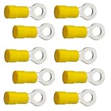 10 Stück Ringkabelschuhe M6 6,4mm gelb 4,0 bis 6,0 mm²