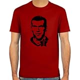 SpielRaum T-Shirt Zinedine Zidane ::: Farbauswahl: SkyBlue, Sand, Weiß oder Deepred ::: Größen: S-XXL ::: Fußb