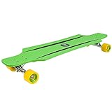 HUDORA Longboard CruiseStar grün/gelb 92x24cm Skateboard Streetboard Cruiserboard Streetsurfer B