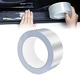 Auto Lackschutzfolie Transparent Kantenschutzfolie 5CM*10M Selbstklebende Lackschutzfolie Einstiegsleisten Aufkleber, Schutz vor Steinschlag, Kratzern und Lackschäden für Auto Fahrrad M