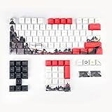 Tastenkappen-Set mit 110 Tasten, Monkey King-Tastenkappen-Set, OEM-Profil, PBT, fünfseitige Sublimationstastenkappen für Gaming-Tastatur (Farbe: Monkey King, Größe: 110 Tasten)