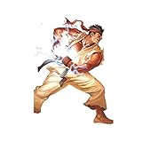 A/X 13cmx12.7cm für Arcade Fighter Ryu wasserdichter Autoaufkleber Occlusion Scratch Decal Kühlschrank