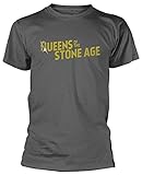 Queens of The Stone Age 'Gold Logo' Custom T-Shirt - New & O