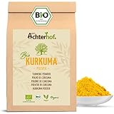 Bio Kurkuma Pulver 1Kg Kurkumawurzel gemahlen als Gewürz für Paste oder Curcuma Latte natü