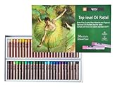 Sunny Öl Pastell 50 Stück Ölpastellkreide Pastellkreidestift Pastellkreide Professionell Wachsmalstifte Set zum Skizzieren Dekorieren Malen für Künstler Studenten Hobbymaler 25/36/50