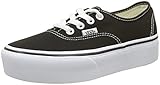 Vans Damen Authentic Platform 2.0 Sneaker, Schwarz (Black Blk), 39 EU