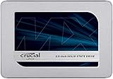 Crucial MX500 500GB CT500MX500SSD1-bis zu 560 MB/s (3D NAND, SATA, 2,5 Zoll, Internes SSD)