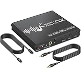 DAC Wandler PROZOR 192KHz DAC Konverter Digital SPDIF Koaxial zu Analog Stereo R/L 3.5mm Jack Digital Analog Wandler Audio Konverter für Xbox, PS3, PS4 Blu-ray-Playern, HD DVD, HDTV