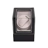 LYLSXY Automatische Single Watch-Wickler-Box, PU-Armbanduhr Wickelkasten Aufbewahrungskoffer-Uhrengehäuse mit leiserem Motor, batteriebetriebener oder N