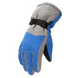 Skihandschuhe für Kinder wasserdichte und Winddichte Winterhandschuhe Warm Sporthandschuhe Snowboard Handschuhe für Outdoor-Sport in Winter Fahrradhandschuhe 5-12J