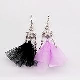 XCLWL Ohrringe 925 Silber Haken Ohrringe Frauen-Zweifarbig