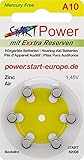START - 60 Batterien für Hörgeräte - Typ A10-1.45V - 100mAh - PR70