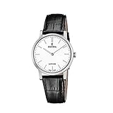 Festina Damen Analog Quarz Uhr mit Leder Armband F20013/1