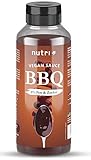 BBQ SAUCE ohne Zucker & Fett MHD - nur 2 Kalorien pro Portion Barabecuesauce - vegan, rauchig + light - Low Calorie + zero sugar Barbecuesoße - Grillsauce Zuck