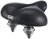 Selle Royal Touren-City-Sattel Manhattan mit Geleinlage Zug- und Druckfedern, schwarz, 6491